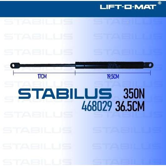 STABILUS 468029 350NEWTON LIFT-O-MAT GAS SPRING HIDROLIK GAS SHOCK ORIGINAL DAN TERPERCAYA