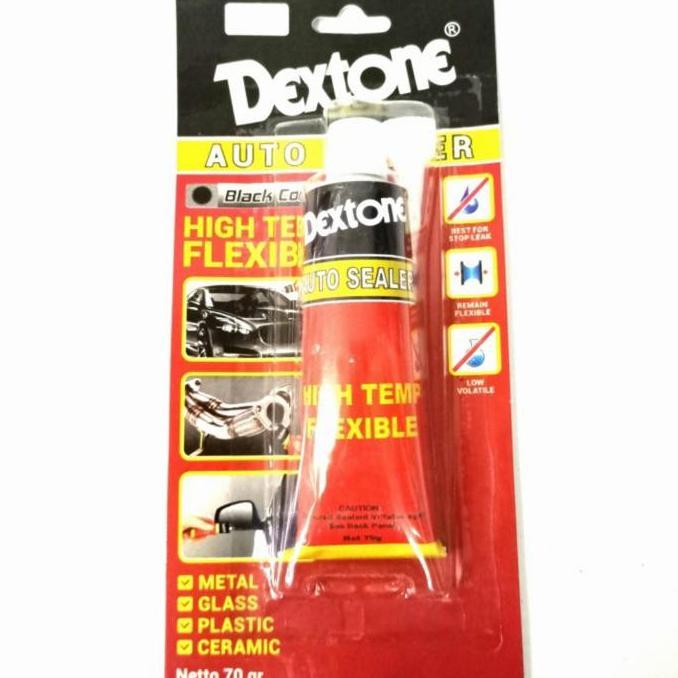 LEM SEALANT SILENT LEM AUTOMOTIF DEXTONE AUTOSEALER 70 GR BLACK COLOR RESTOCK
