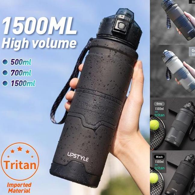 Botol Air Minum 1 Liter Botol Minum Sports Water Bottle Large Capacity Drink Bottle Bpa Free