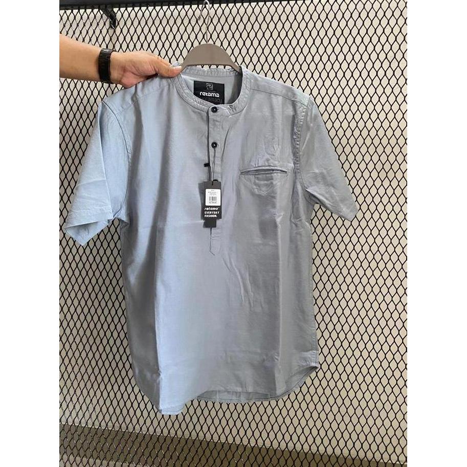 KEMEJA KOKO RETAMA PREMIUM/TERLARIS/KOKO VIRAL// Muslim Panjang Pria Tebal Dewasa Katun Baju Kurta T