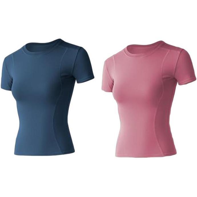 PEACHIE | BJ1137 Baju Kaos Pakaian Olahraga Wanita Sport Baju Senam Fashion Wanita Gym Yoga