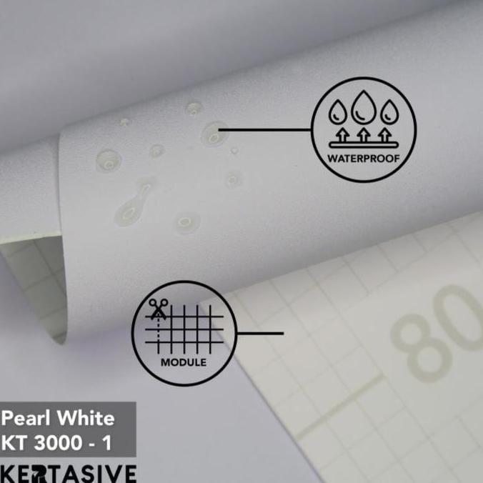 Sticker Lem Pvc PUTIH Stiker Decosheet Decosit Pelapis Furniture Mebel