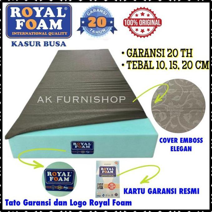 NEW - KASUR BUSA GARANSI 20 TAHUN ROYAL FOAM DENSITY 24