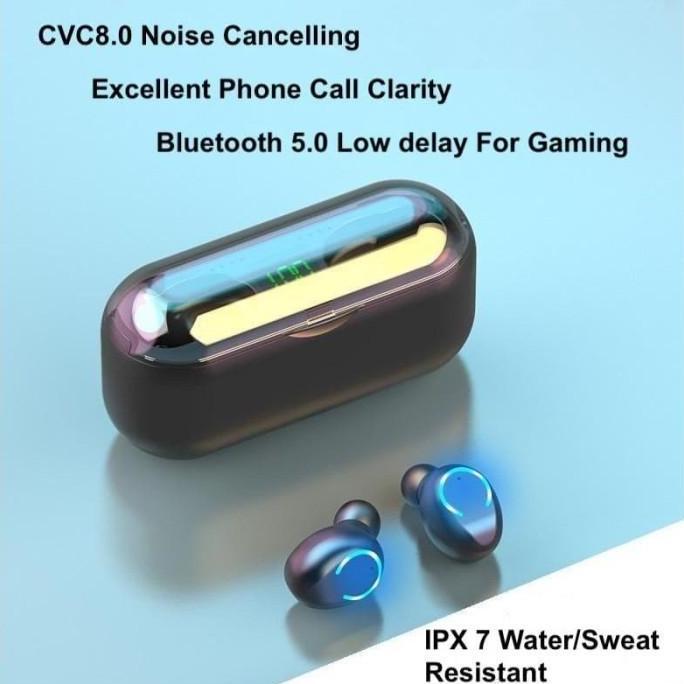 Headset Wireless TWS F9-8 Bluetooth Earphone Hifi Sound Quality