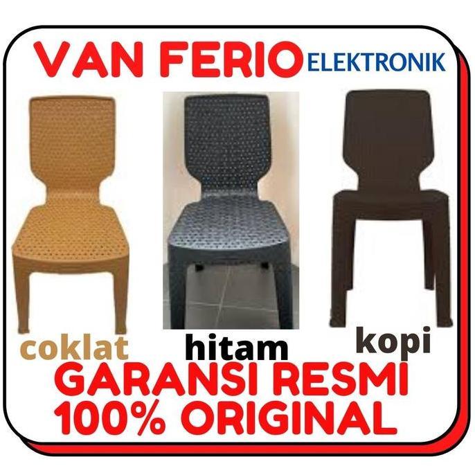 PROMO DISKON - BANGKU PLASTIK SENDER KURSI PLASTIK SENDER ROTAN / KURSI TAMAN TABITHA