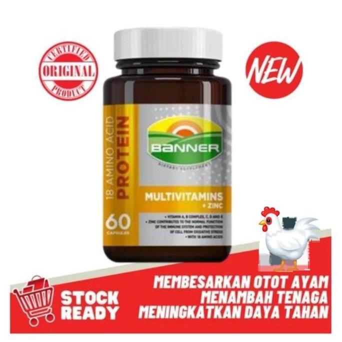 BEBAS ONGKIR - NEW BANNER PLUS GOLD THAILAND SUPLEMEN AYAM ADUAN PENAMBAH TENAGA AYAM OTOT