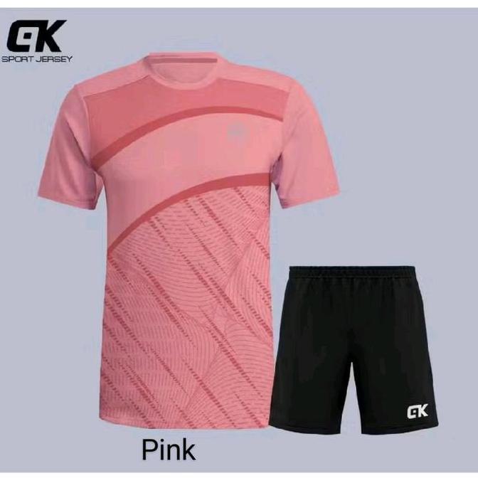 PROMO - Baju Olahraga Setelan CK Sport Dryfit Premium Kaos dan Celana Dewasa Pria Wanita