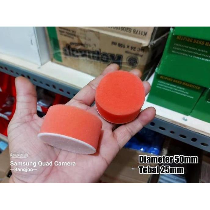 ] busa poles 2inch / spon polish 50mm tebal 25mm / foam polisher 2 inch