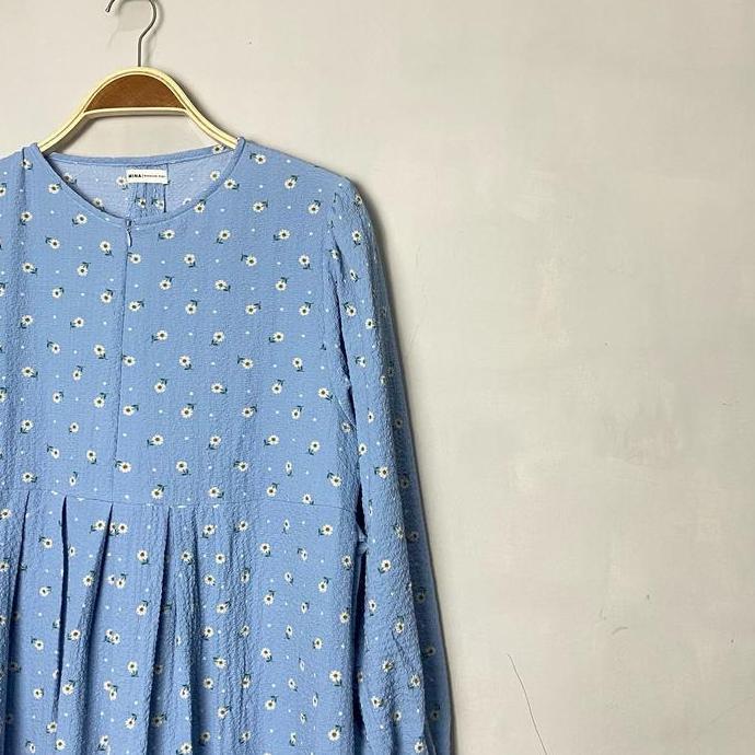 Xkxk- Shofiya Dress Crinkle Motif | Dress Set Hijab Pashmina Oval Crinkle