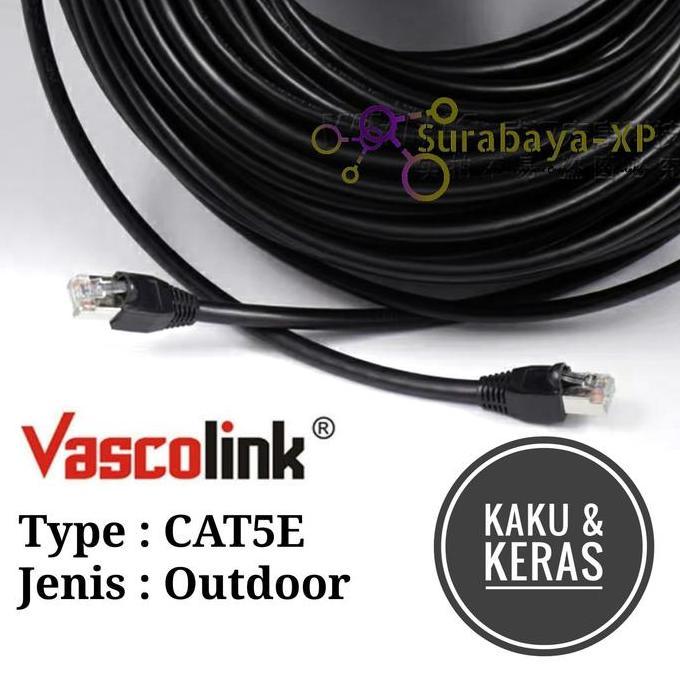 Kabel LAN UTP STP CAT5E 50 M 50 Meter 50M 50Meter FTP Outdoor