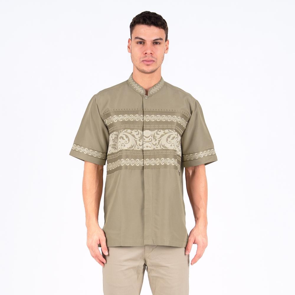 ORIGINAL BENHILL Taqwa Koko Bordir Pria Pendek Khaki-Black-Grey 2533-34-35