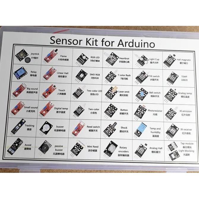 NEW Arduino 37 Sensor Kit