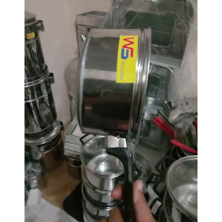 BEST SALE Panci mie 16 stainless panci rebus panci kecil panci susu panci gagang