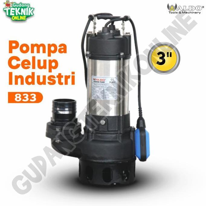 PAPANDAYAN Pompa Celup Air Kotor Bersih 3" Aldo 833 / Pompa Air Celup 3 Inch 833 Aldo - Pompa Celup 