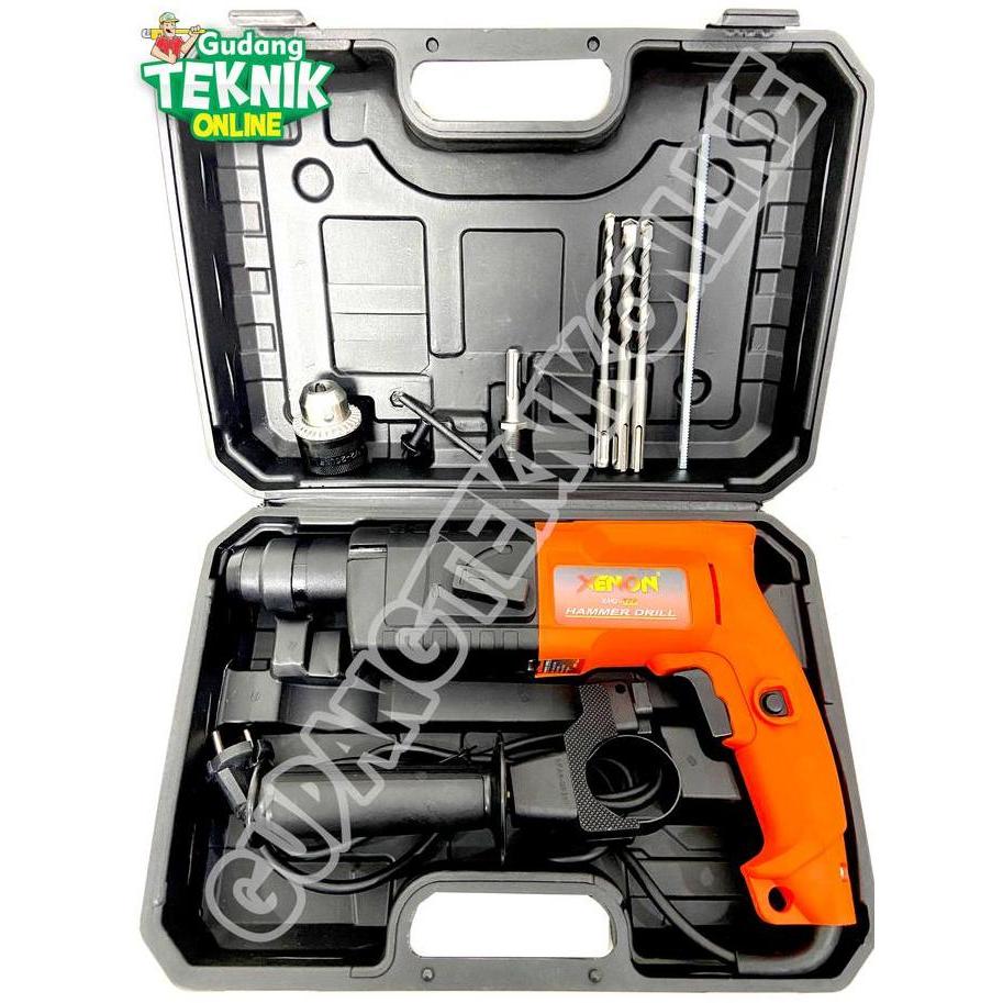 CARDIENAL Mesin Rotary Hammer XENON X-HD500 2-20mm Mesin Bor Bobok Tembok Beton HD 500 Hammer Drill 