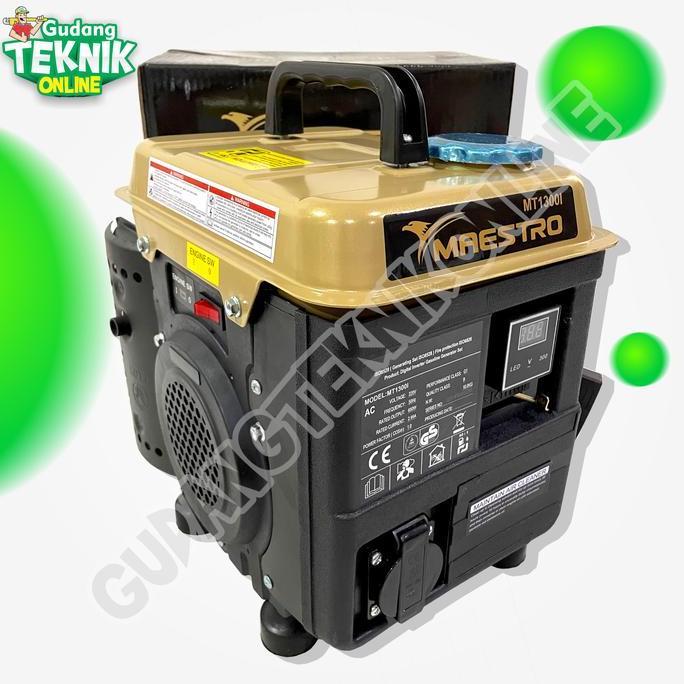 PAPANDAYAN Genset Listrik 650Watt MT1300I MAESTRO 2 Tak / Portabler Generator Genset 2Tak 650 Watt M