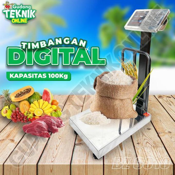 PANGRANGO Timbangan Duduk Digital Rail Benz 100Kg / Timbangan Digital Benz 100 K