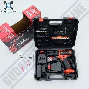 SABILULUNGAN Mesin Bor Baterai Bull BL20V - Cordless Impact Drill Bull BL20V - Mesin Bor Baterai Bor