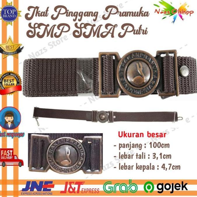 Gesper Ikat Pinggang Pramuka Sekolah SMP SMA Putri Grosir dan Eceran