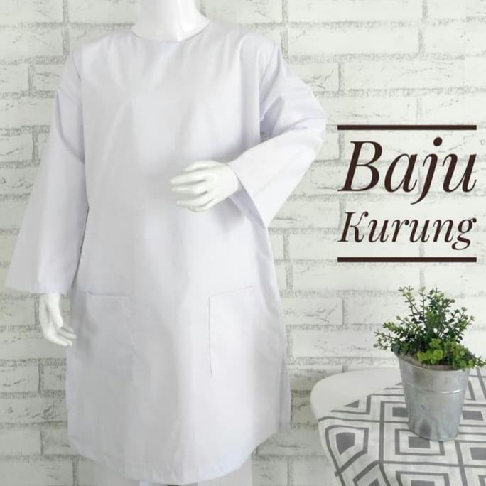 BAJU KURUNG PADANG,ATASAN TUNIK PUTIH, SERAGAM SEKOLAH SD,SMP, SMA