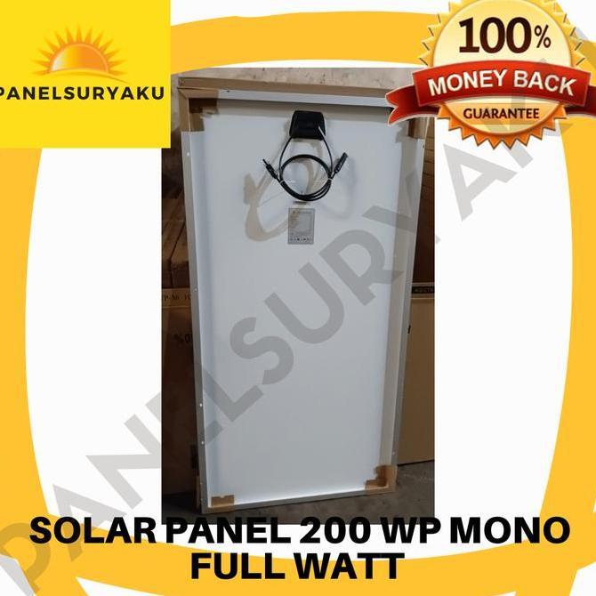 SOLAR PANEL SURYA SOLAR CELL MODULE 200 WP 200 WATT 200WP MONO MAYSUN