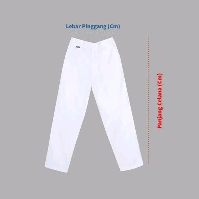 WOFFI seragam sekolah SD celana panjang merah