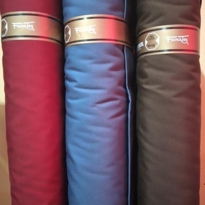 Harga Roll kain Bahan Famatex Asli seragam sekolah