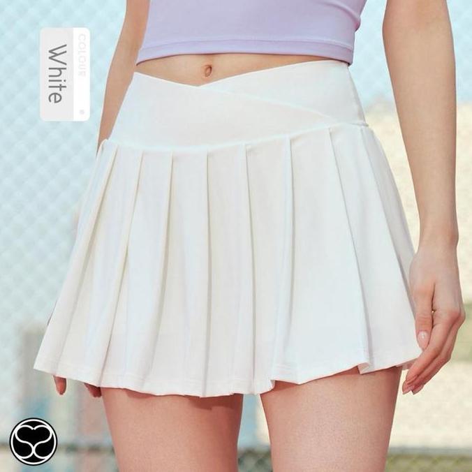 PROMO - SecondShape - Venus Pleated Skirt Rok Tennis Golf Padel Olahraga Wanita Sport Skort
