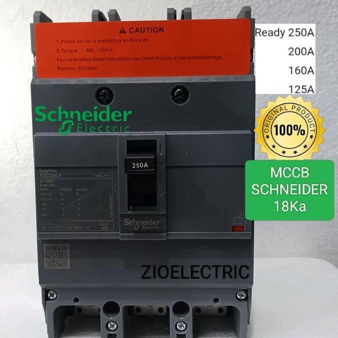 Mccb 200A 3P Schneider Original Breaker 200A Promo