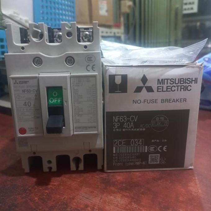 Mccb Nf63-Cv 3Phase 40A Mitsubishi Premium