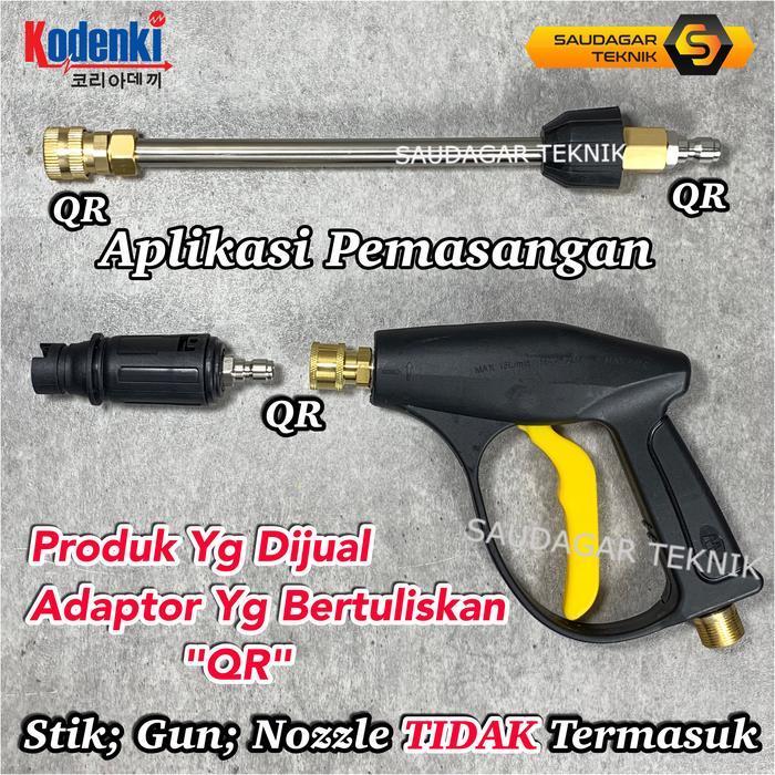 Adaptor Quick Release KHUSUS Gun Jet Cleaner Kodenki KDK-8100 KDK-8120 Variable Nepel Sambungan Gun 