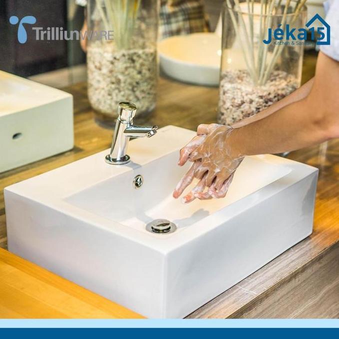 Wastafel Cuci Tangan//Wastafel Meja//Wastafel Kotak//TRILLIUN CITRINE TEG