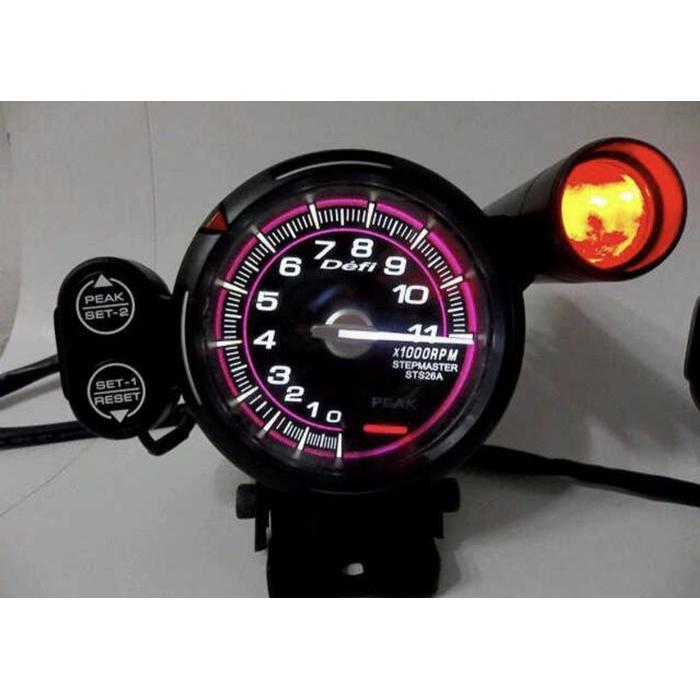 Tachometer Defi C2 + Shiftlight ( Blue - Pink )