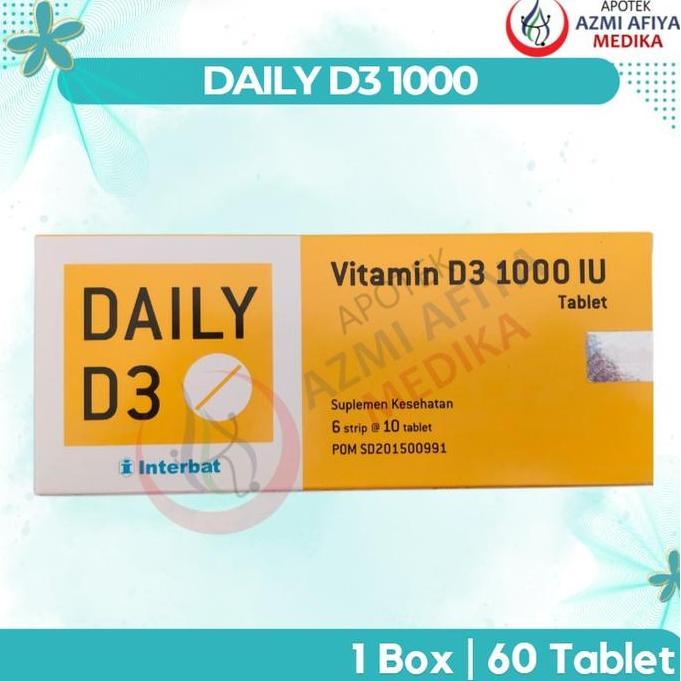 Daily D3 60 Vitamin D
