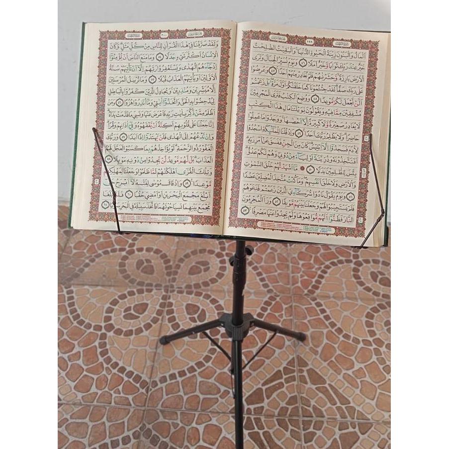 Meja Baca Quran Lipat - Stand Quran Rehal Duduk Berdiri - Praktis PG