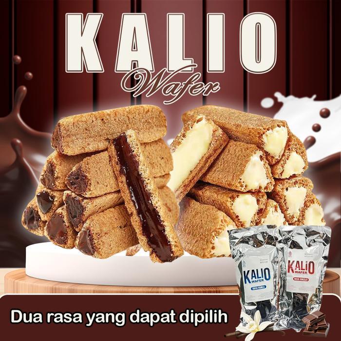 Wafer Kalio / Snack Biskuit Coklat Kalio Taiko Stick/Snack Rasasusu/Camilan Cokelat/Jajanan Murah/Ca