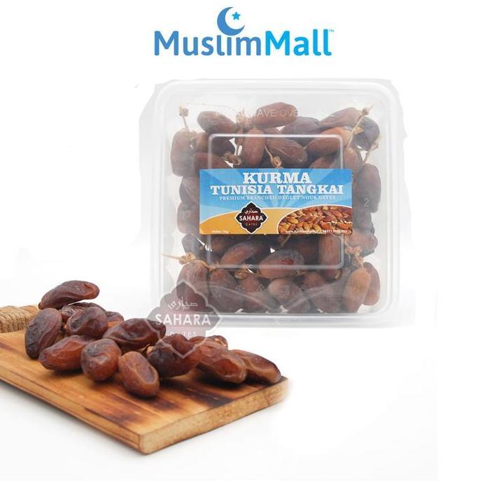 Kurma Tunis Tangkai Sahara 1kg - Tunisia Deglet Nour