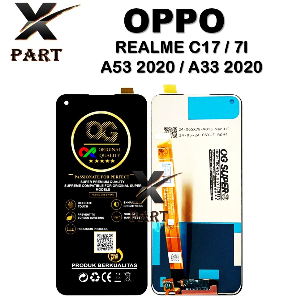 LCD TOUCHSCREEN REALME C17 / 7I / A53 2020 / A33 2020 ORIGINAL 100%