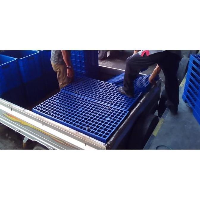 Indahkan- Palet Plastik 100 X 50 X 8 Cm - Berlubang