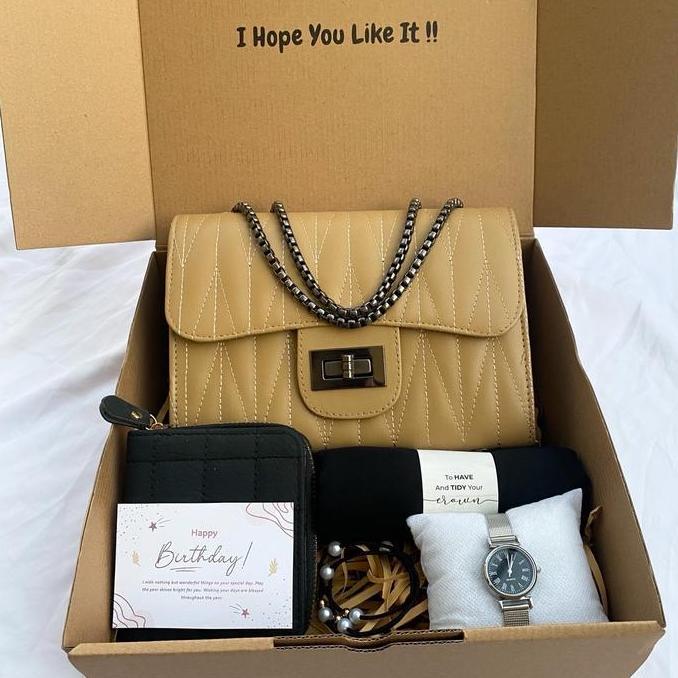Hampers Giftbox Vallie Bag Kado Ulang Tahun Cewek/Kado Pacar/Kado Anniversary/Kado Valentine/Kado We