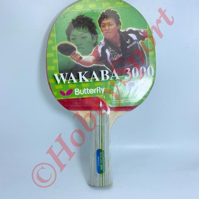 TERBARU - Bat Pingpong Butterfly Wakaba 3000 ITTF Tenis Meja Ping Pong Bet Bad