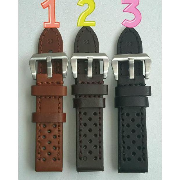 SAMSUNG GEAR S2 S3 STRAP KULIT ASLI TALI JAM TANGAN LEATHER BERLUBANG
