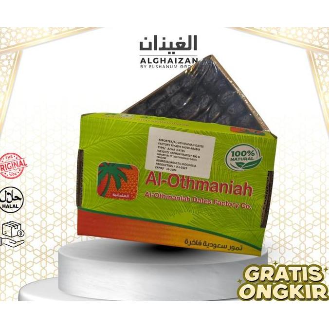 NEW KURMA AJWA RUTHAB GRADE A | KURMA NABI | KERING SEMI BASAH | TIDAK TERLALU MANIS | ALGHAIZAN PUS