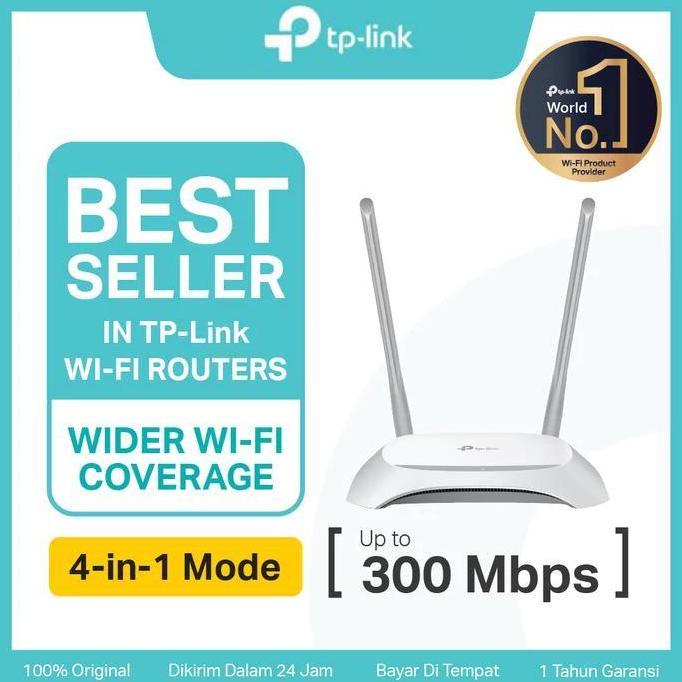NEW TP-Link TL-WR840N V2 300Mbps WiFi Wireless N Router Extender Modem WR840 2 Antena TPLink TLWR840