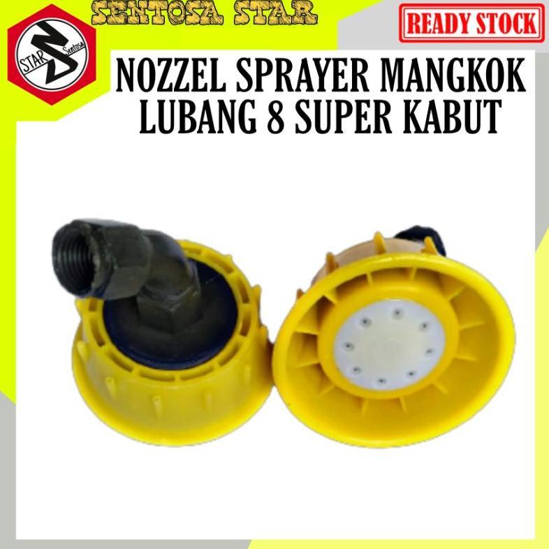 Bisa Cod Nozel Spuyer Sprayer Lubang 8 Mangkok Super Kabut/ Nosel Mangkok Lubang 8 ><