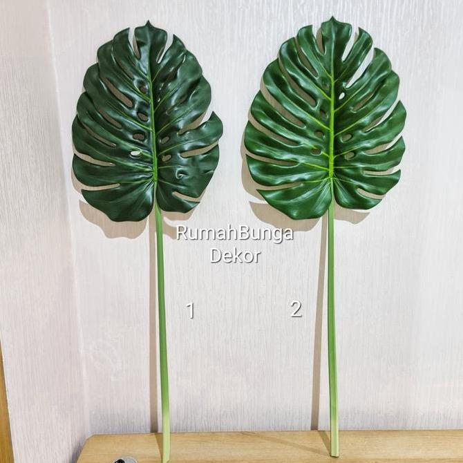 TERMURAH - Daun Monstera Deliciosa Jumbo Artificial