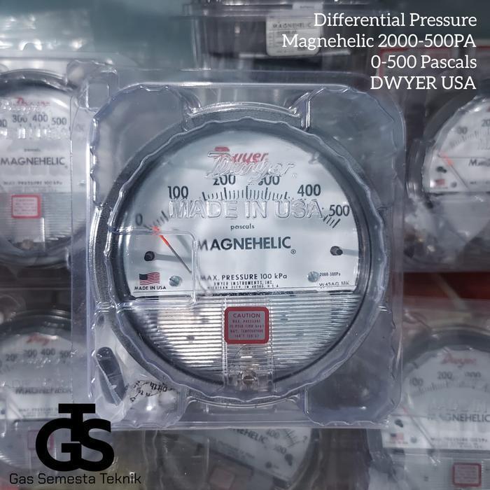 DWYER MAGNEHELIC 2000-500PA | MAGNEHELIC 0 - 500 PASCALS DWYER USA