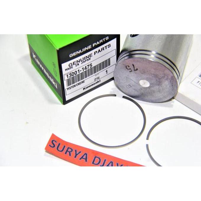 Piston plus ring seher B75 Ninja R Rr Ninja r rr 2tak 2 tak B 75 Ori