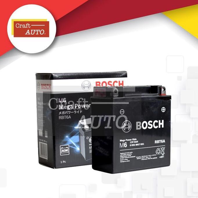 Aki Motor Yamaha Jupiter MX 135 (2006-2010) Bosch RBT-6A