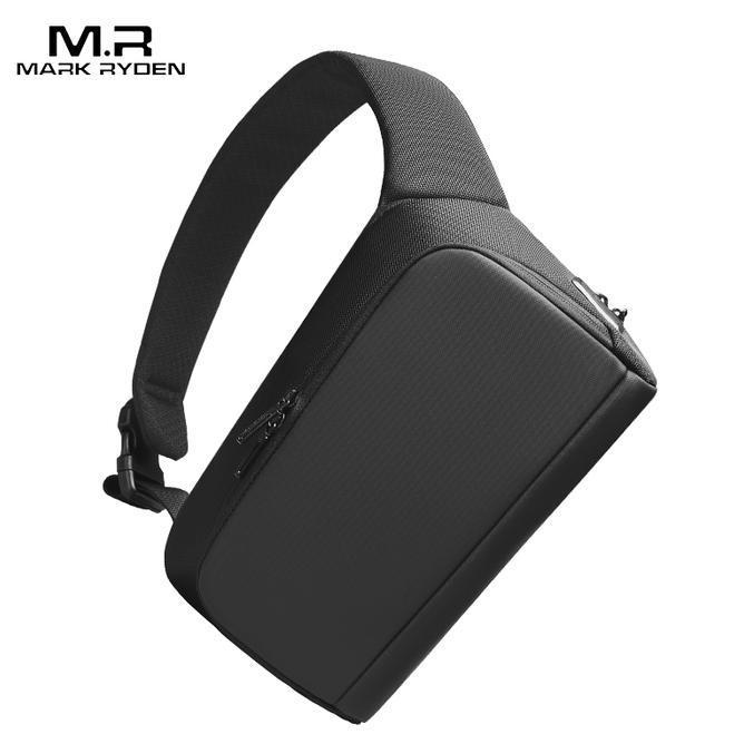 Mark Ryden Tas Selempang Pria Waist Bag Sling Bag Mr8893 Hitam